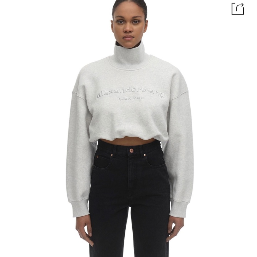 Alexander Wang cropped sweatshirt